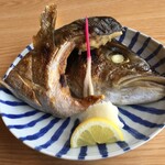 海席料理処　小舟渡 - かんぱちカマ焼<頭付>