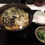 極浄うどん うだま - 2014.3昆布うどん小に温玉トッピングをひやひやで
