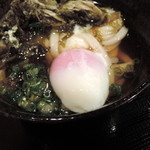 極浄うどん うだま - 2014.3昆布うどん小に温玉トッピングをひやひやで