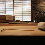 菊鮨 - カウンター席