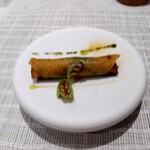 Pluie dete - 海老が入った春巻き？っぽい前菜