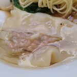 銀座 八五 - ラビオリのアップ