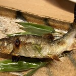 御料理 めなみ - 鮎ちゃん塩焼き
