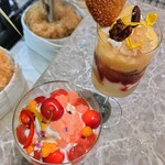 INXX CAFE - ■桃パフェ【白色和桃子凉糕】(2024年7月1日～)
■ガスパチョのパフェ(6月15日、16日限定)