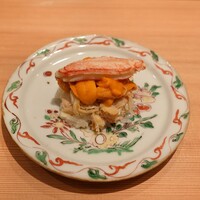香嵐 - 礼文うに、毛蟹、とうもろこし、酢飯