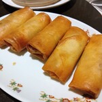 菜香新館 - 春巻きも美味い