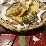 海鮮・鎌倉野菜 まつだ家 - 鎌倉野菜の天ぷら
