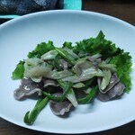 味の蔵どんつく - 豚たんねぎ塩炒め