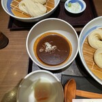 銀座 佐藤養助 - 肉味噌温玉つけうどん