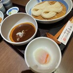 銀座 佐藤養助 - 肉味噌温玉つけうどん