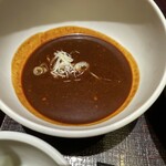 銀座 佐藤養助 - 肉味噌温玉つけうどん