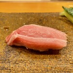 天寿し - 鮪 大トロ 塩