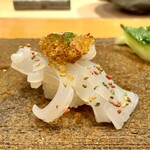 天寿し - 烏賊 雲丹 飛子 胡麻