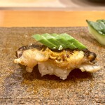 天寿し - 栄螺 オクラ