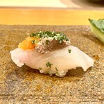 天寿し - 鯛 鯛の肝