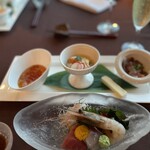 オリカ - 前菜で、満足！海老美味しい〜