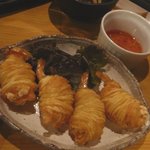 居酒屋 かもん - プリプリエビのトルネードポテト（４３０円）