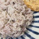 月と亀 - 十穀米とハパド