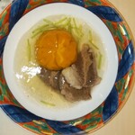 瀬戸内味覚処 芸州 本店 - 煮物 南瓜饅頭 和牛餡かけ ちらし三つ葉