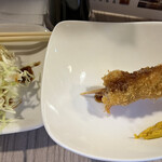 串かつ 千里 - 串かつ　食いかけ失礼
