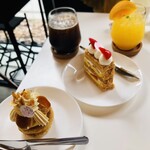 ラ・ローズ・ジャポネ - サントノーレキャラメル&イチゴのミルフィーユ