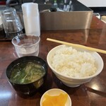 とんかつ ひろ喜 - ごはんは大盛がオススメ