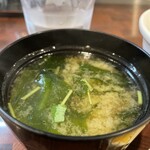 とんかつ ひろ喜 - 味噌汁