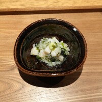日本料理FUJI - 平貝飯蒸し、素揚げした海苔