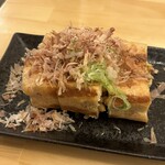 やきとん 瑞貴 - 栃尾揚げ青唐辛子納豆はさみ揚げ