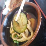 まさか - なすの揚げびたし一つ味見させていただきます〰️‼️