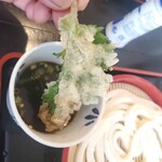 まさか - 大葉の天ぷらサクサクです～！