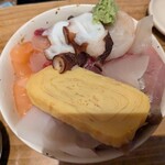 すし処　高寅 - ◆ナルミセット（海鮮丼小+茶碗蒸し） 1200円 