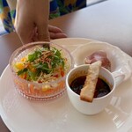 ロビーラウンジ mahru - セイボリーのお味も良い