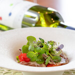 Karuizawa Ristorante Kobayashi - 來自水果之鄉長野的季節性水果與自家製火腿（コッパ）結合的義大利麵。