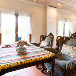 Karuizawa Ristorante Kobayashi - 這是一家只有兩個簡易隔間的半個室餐廳。