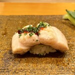 天寿し - 太刀魚 梅肉