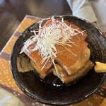 沖縄料理 丸沖商店 - ラフテー。すごくボリューミー。美味しかった