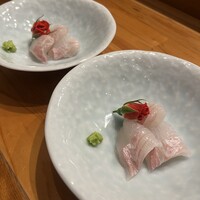 青山鮨孝 - 平目の刺身
