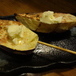 丹波地鶏とビオワイン 六賢 - 鳴門金時塩バター焼き