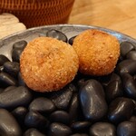 Restaurant Bel Oiseau - イカ タコ ライスコロッケ