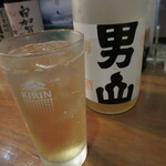 海鮮居酒屋山水 - 男山梅酒 600円　(2024.4)