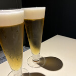 リオーネ - 生ビールで乾杯