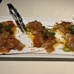 リオーネ - 生メカジキ燻製と帆立、赤いかのカルパッチョ