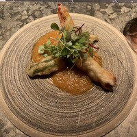 O2 - 万願寺唐辛子の海鮮餡詰め