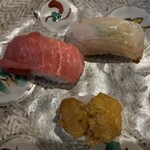 たつ福 - 本まぐろ、まこがれい、紫雲丹