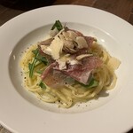 CarneSio 158 - 生ハムマシュルームルッコラの白ワインオイルソース