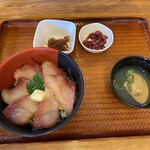 大洗町漁協　かあちゃんの店 - 漬け丼¥1300