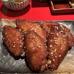 とり焼き 鶏料理 かしわ - 手羽先の唐揚げ