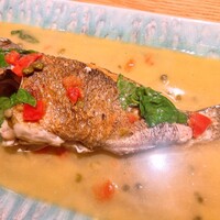 魚工房 としまや - 函館からの直送のソイのアクアパッツァ