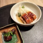 うなぎ四代目菊川 横浜ベイクォーター店 - うざく　肝焼き